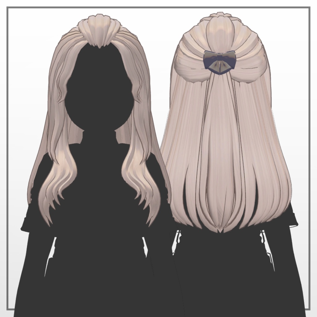 まけんきポンパハーフアップ【5アバター対応】