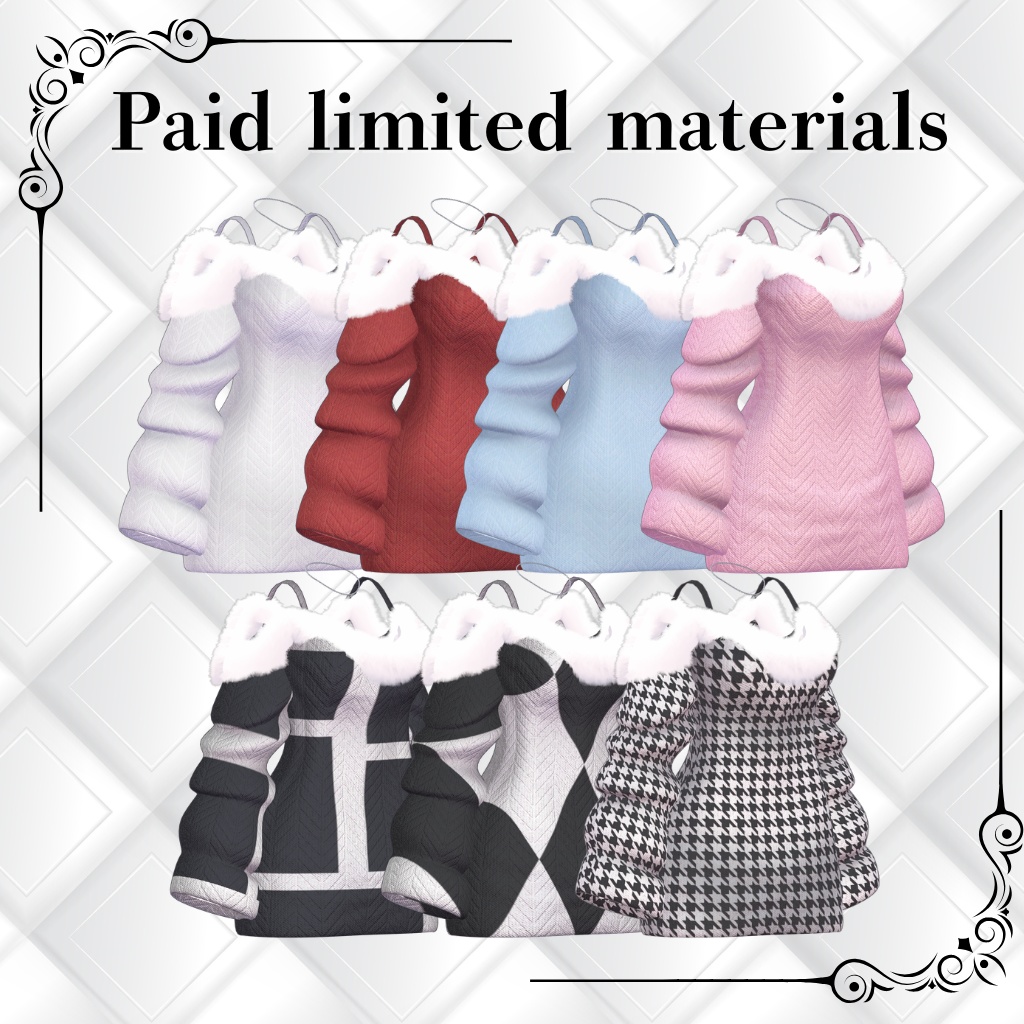 【Free】ルミナ対応ニットワンピ