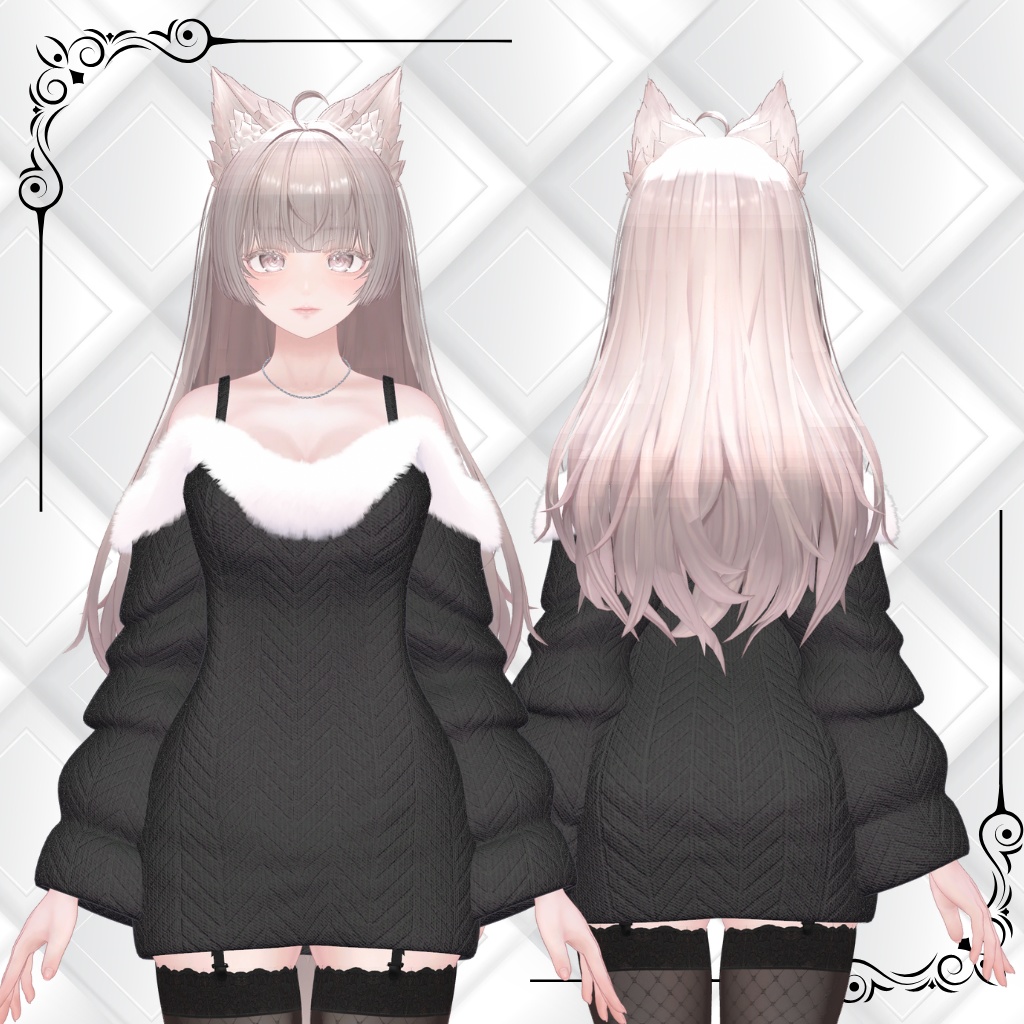 【Free】ルミナ対応ニットワンピ