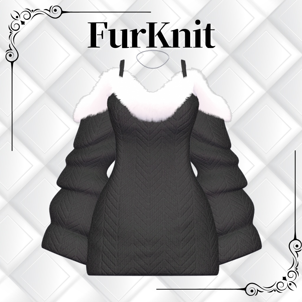 【Free】ルミナ対応ニットワンピ