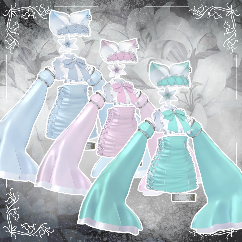 【1周年フルセット500円sale】RE:birth_Lily【12アバター対応】