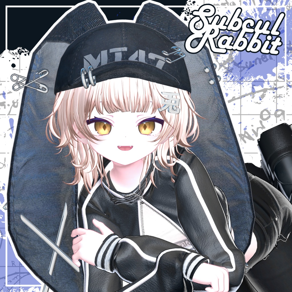 【フォロワー6000人記念期間限定FREE】Subcul_Rabbit【帽子】