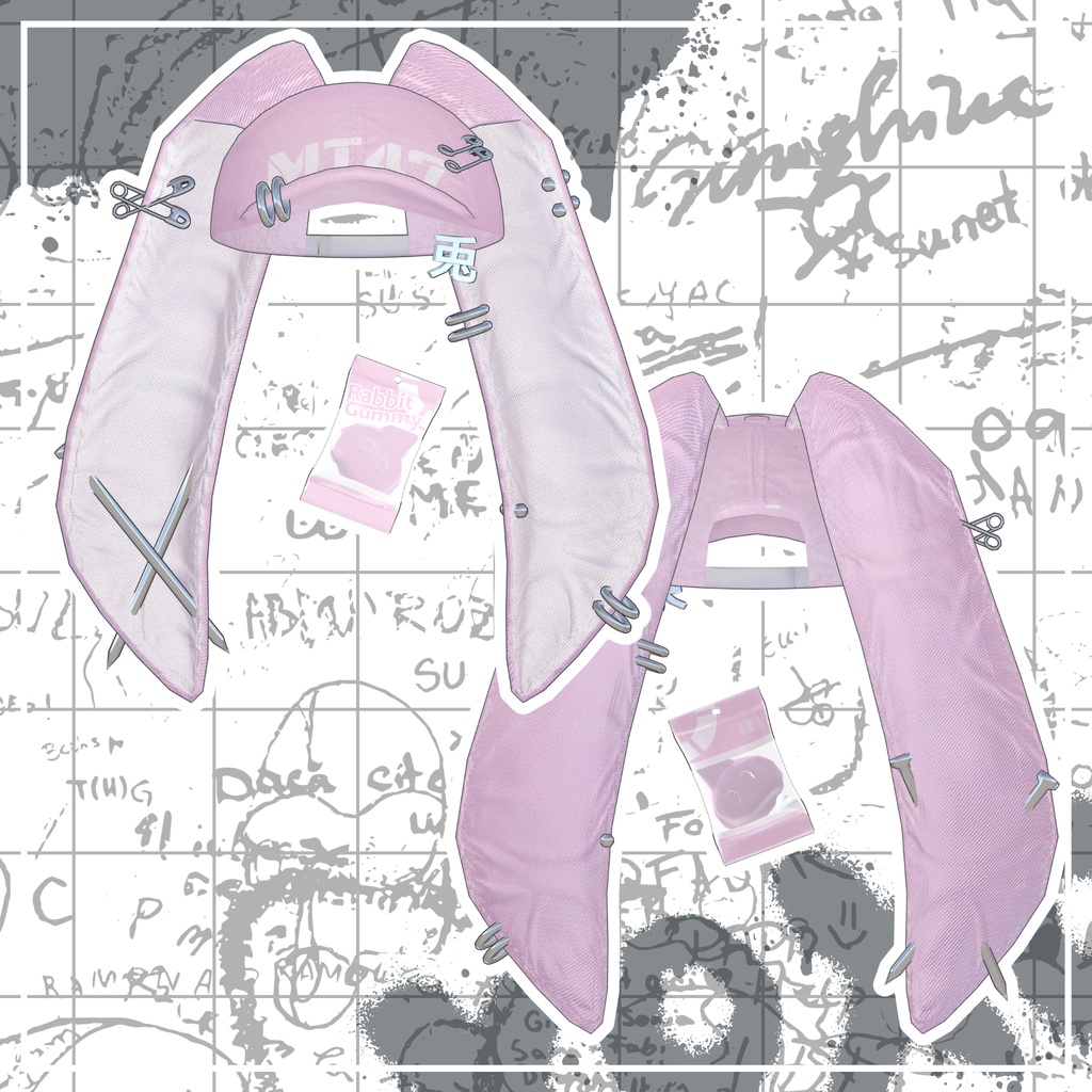 【フォロワー6000人記念期間限定FREE】Subcul_Rabbit【帽子】