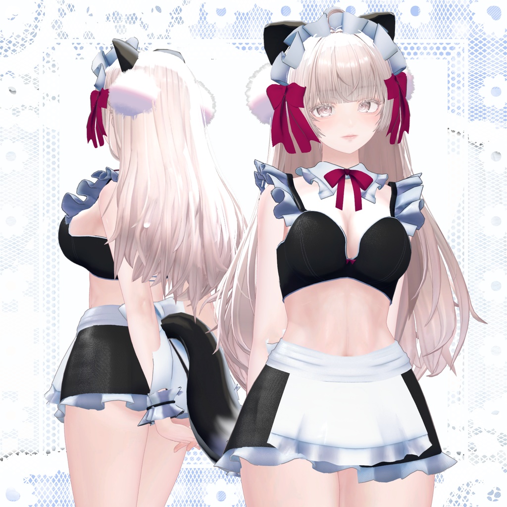 【新作40%OFFセール】おきらくニャーメイド【9アバター対応】