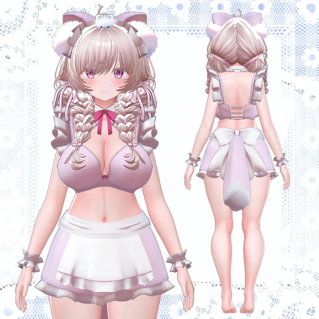 【新作40%OFFセール】おきらくニャーメイド【9アバター対応】