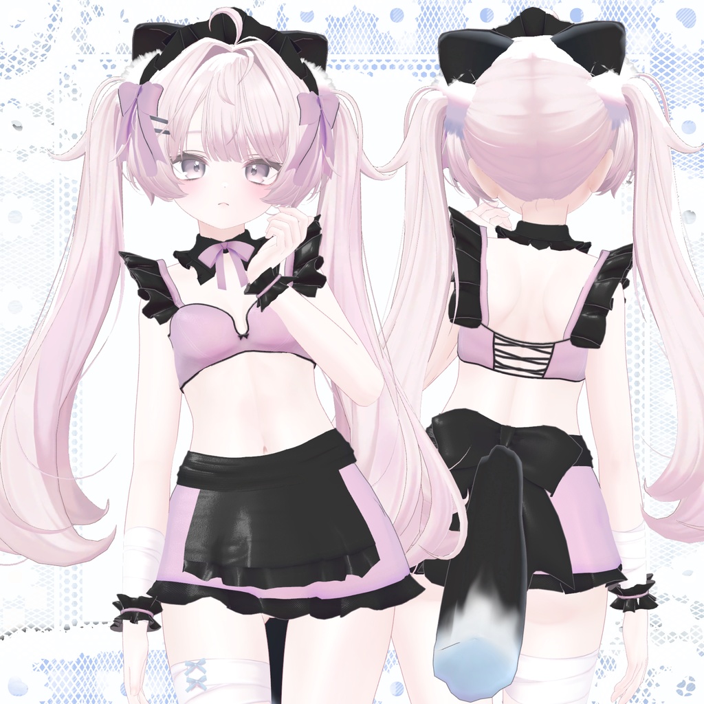 【新作40%OFFセール】おきらくニャーメイド【9アバター対応】