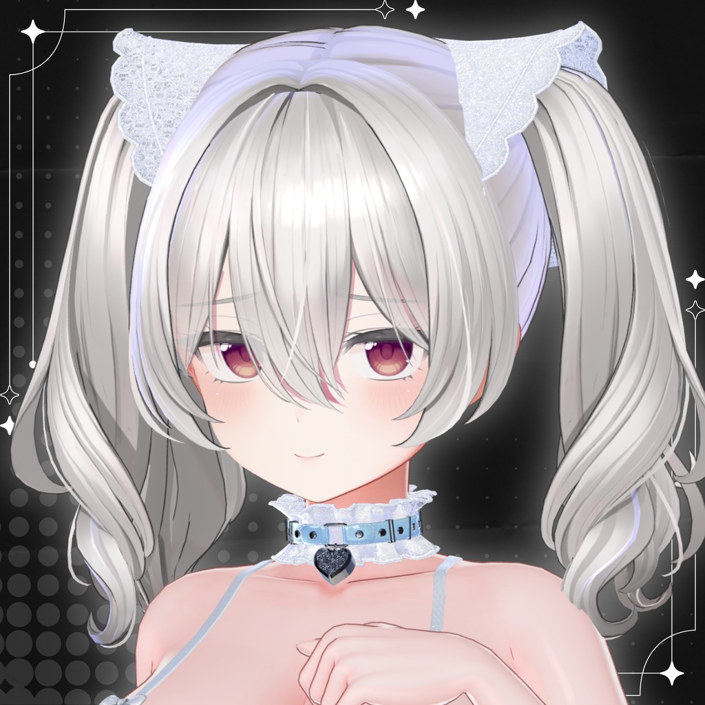 【フォロワー7000人記念FREE】Memory_C 【3Dモデルや写真を入れられるチョーカー&アクセサリ】