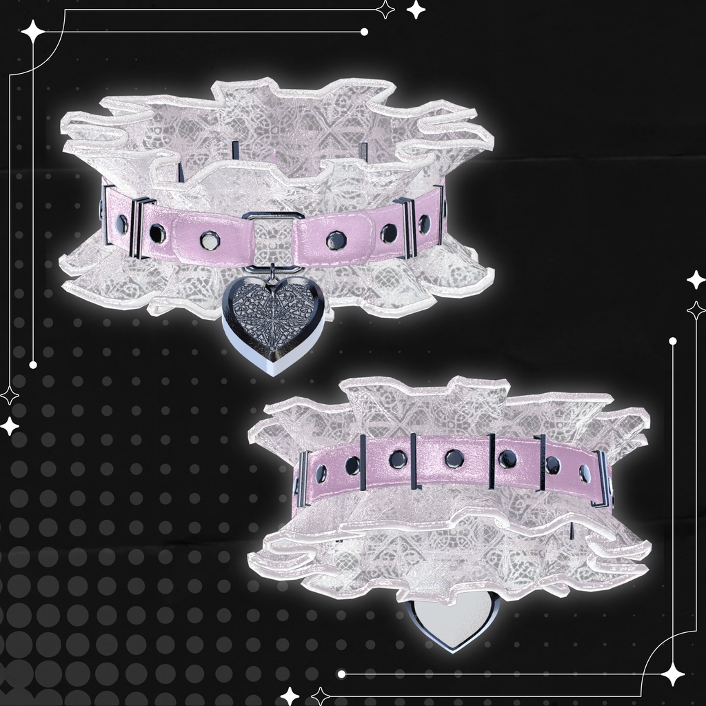 【フォロワー7000人記念FREE】Memory_C 【3Dモデルや写真を入れられるチョーカー&アクセサリ】