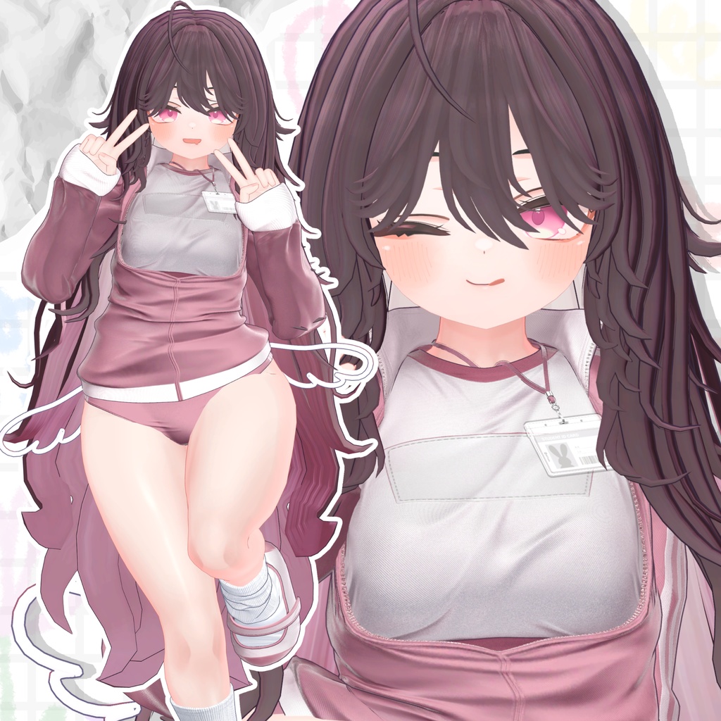 【発売記念500円sale】Daru…long【VRChair】【16avatar】
