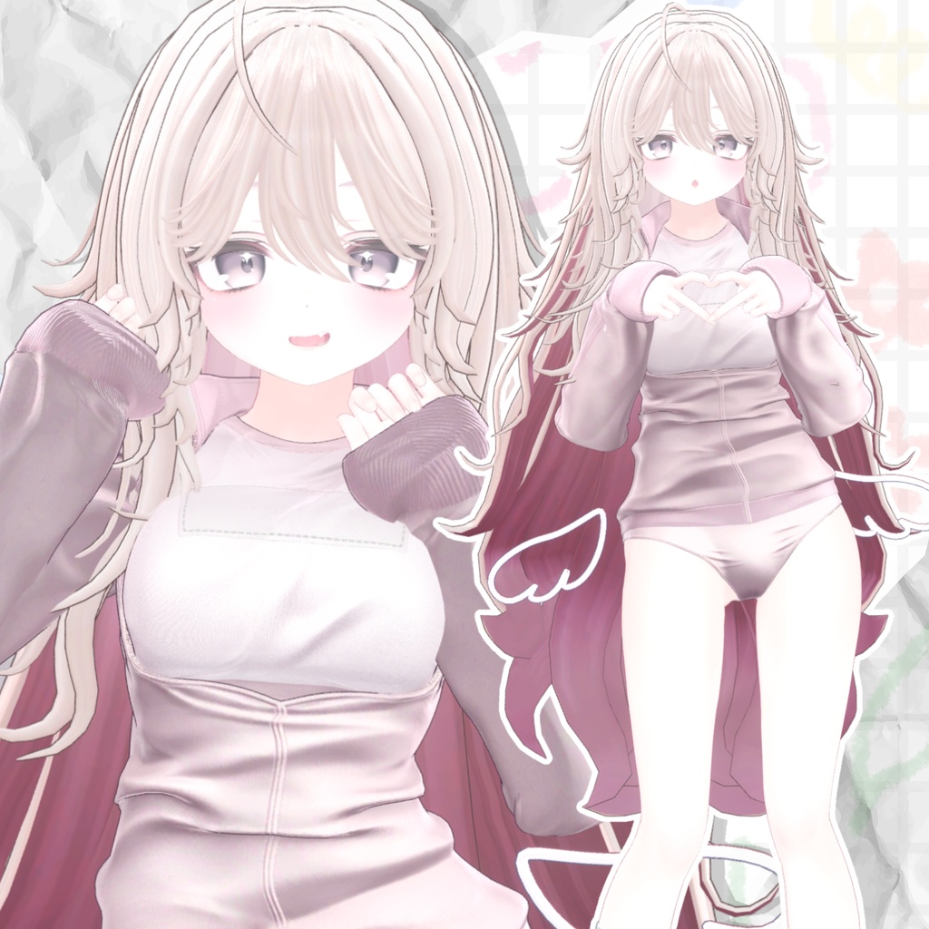 【発売記念500円sale】Daru…long【VRChair】【16avatar】