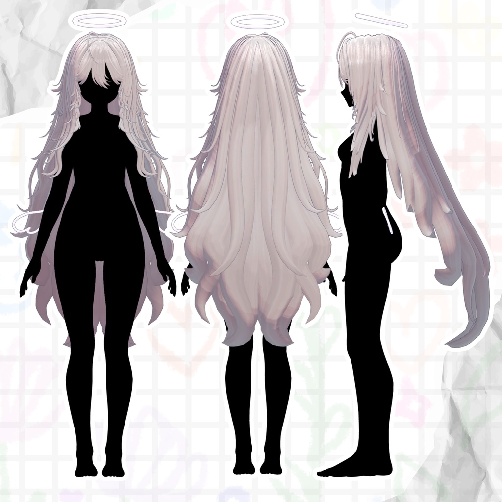 【発売記念500円sale】Daru…long【VRChair】【16avatar】