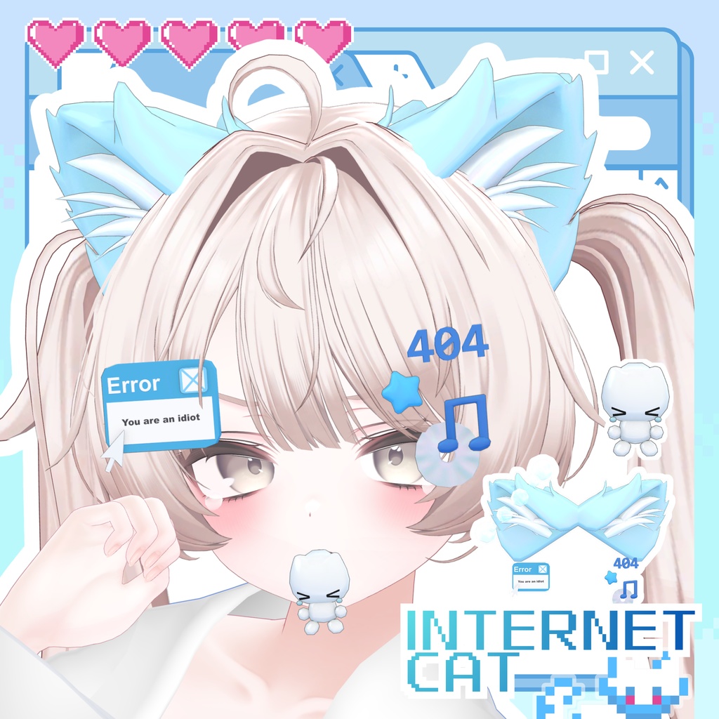 【フォロワー8500人記念Free】internet_cat【アクセサリー】