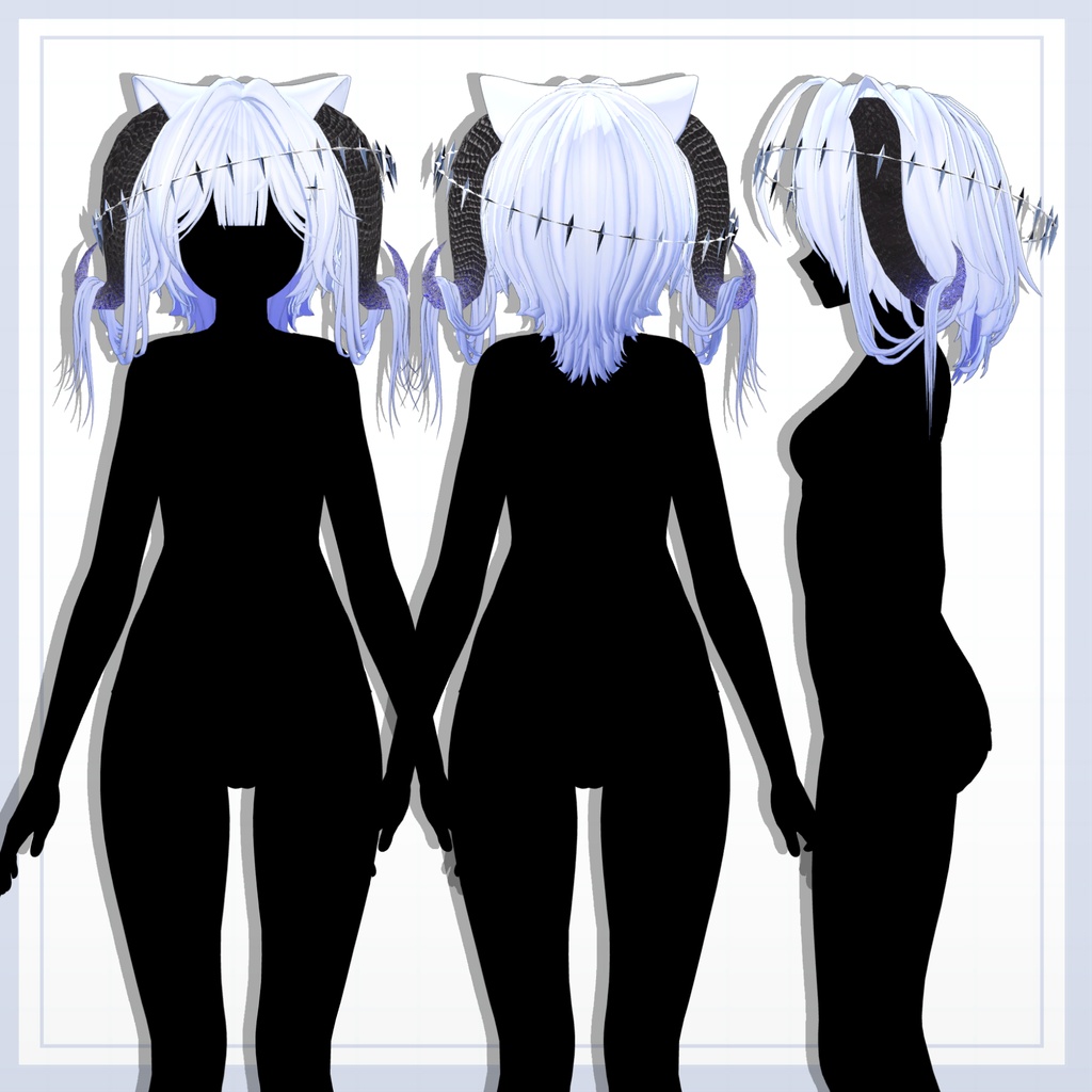 【ショップ1.5周年記念価格300円】Eterna_hair【16avatar】【VRChair】