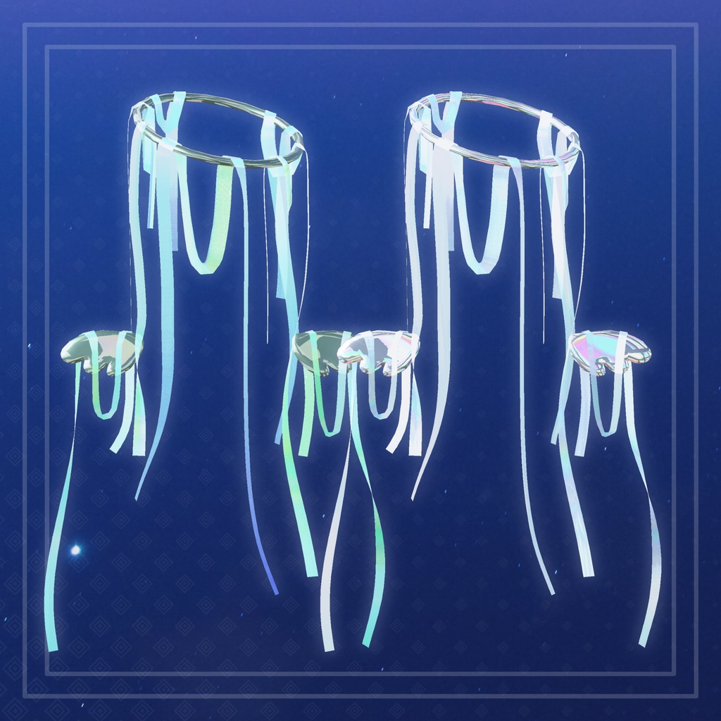 【発売記念sale】Dangle_halo【ヘイロー&羽のアクセサリー】