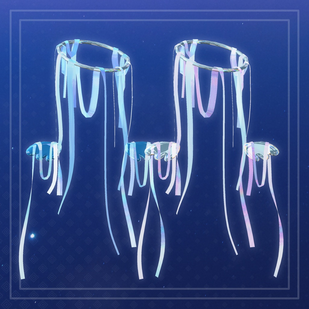 【発売記念sale】Dangle_halo【ヘイロー&羽のアクセサリー】
