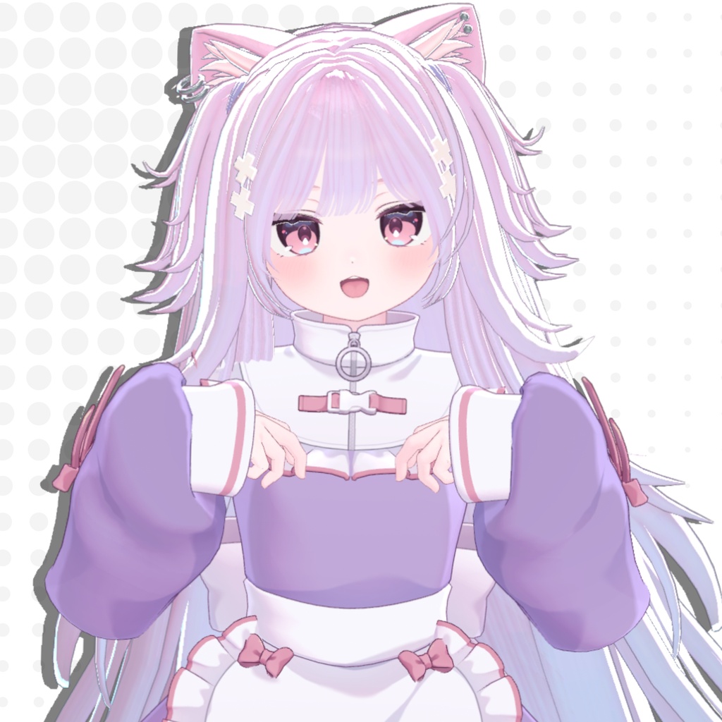 【発売記念sale】がるにゃん!~harf twin~【16avatar】【VRChair】