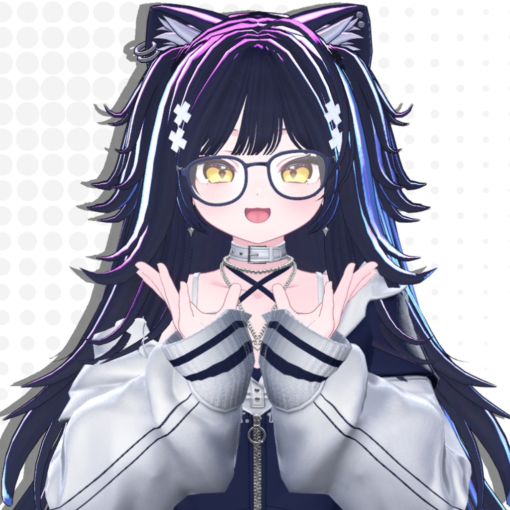 【発売記念sale】がるにゃん!~harf twin~【16avatar】【VRChair】