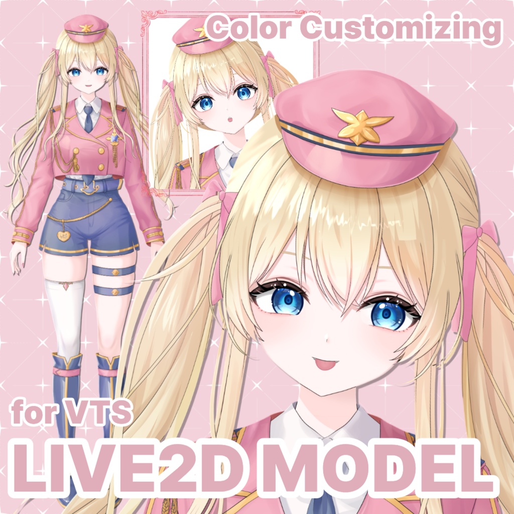 [Live2dModel] Pitz (Pink Uniform) | VTS / VBridger