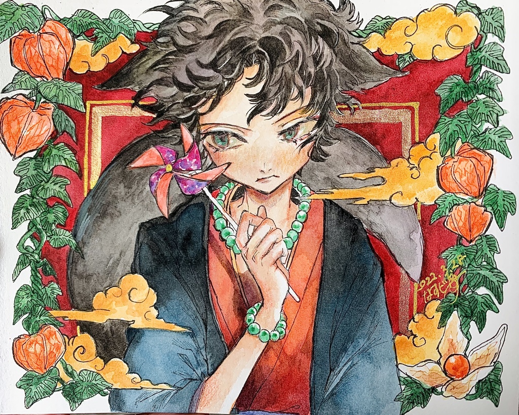 [原画]たまには遊んで 