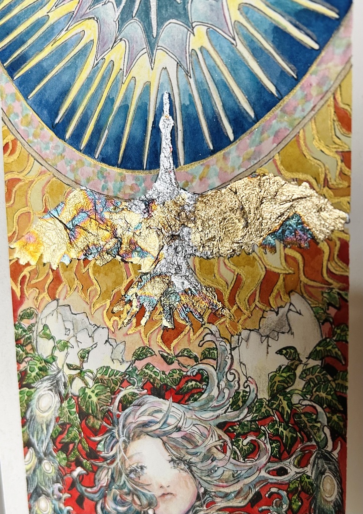 縦長原画「誕生」