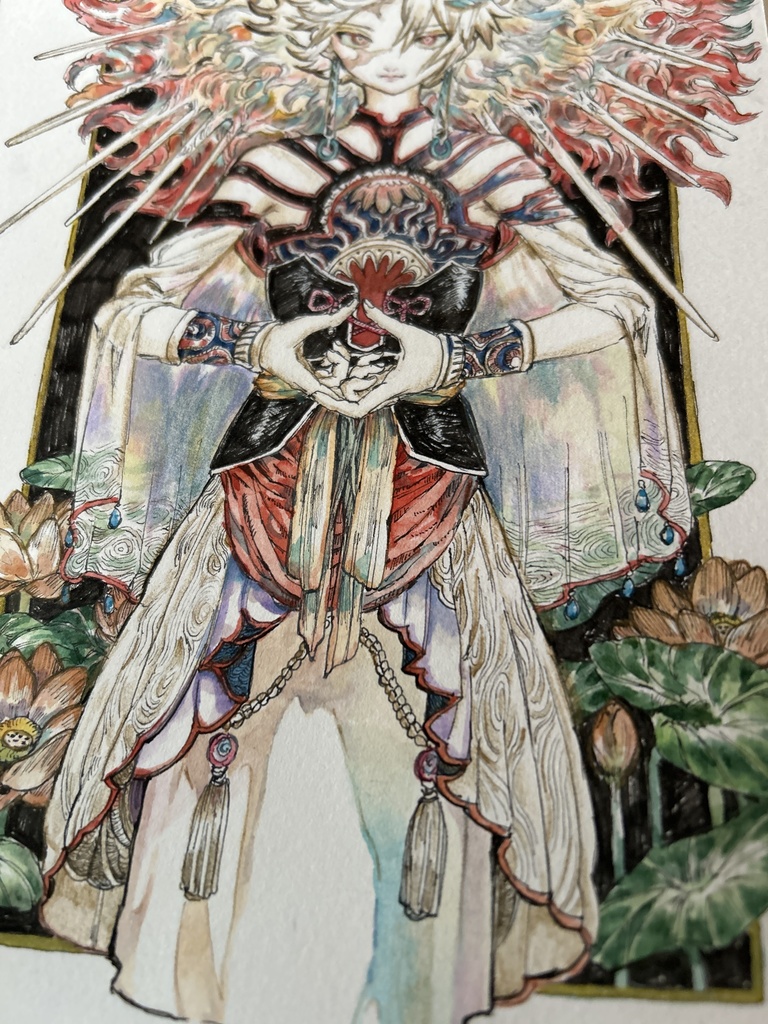 大きめ原画「太陽の子」