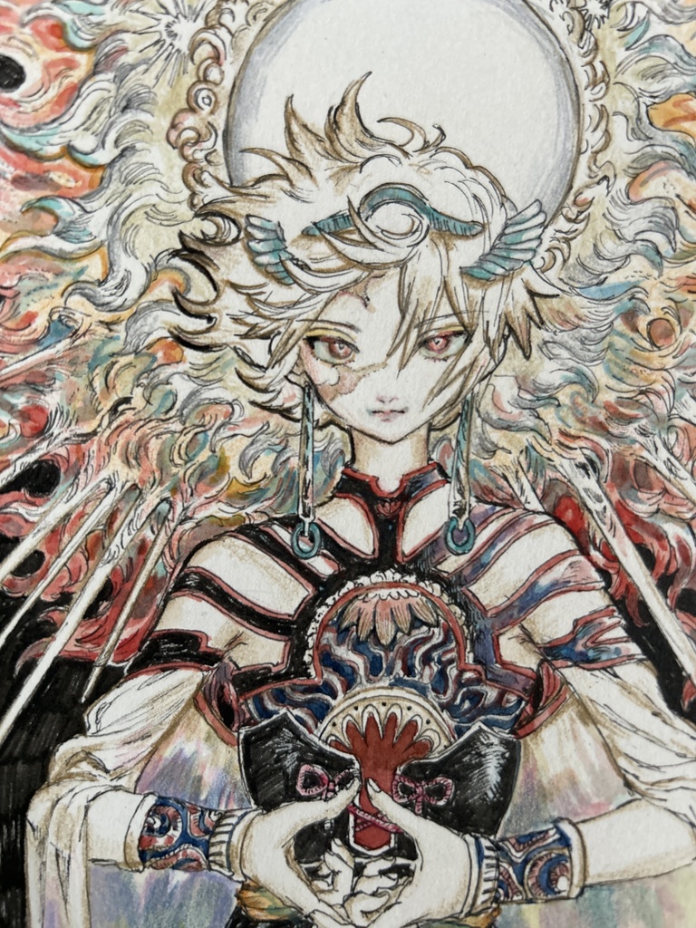 大きめ原画「太陽の子」