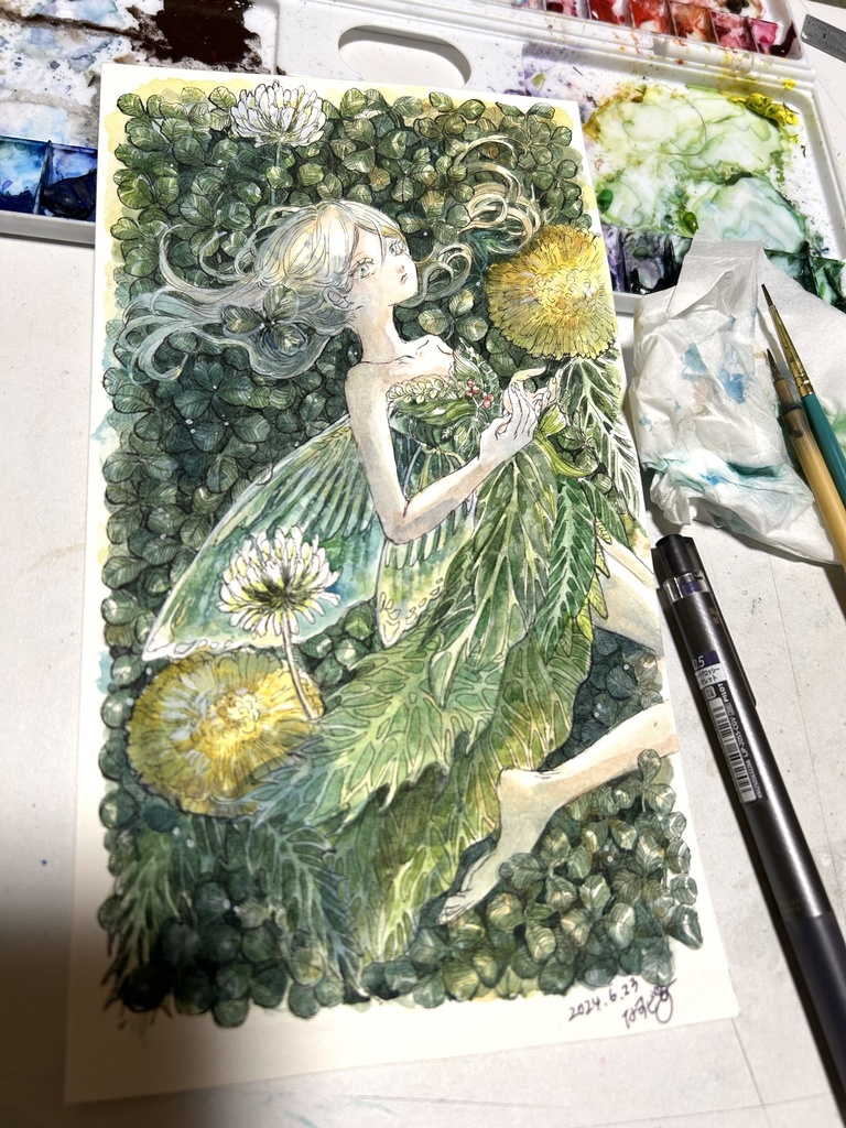 原画【幸せのおすそわけ】