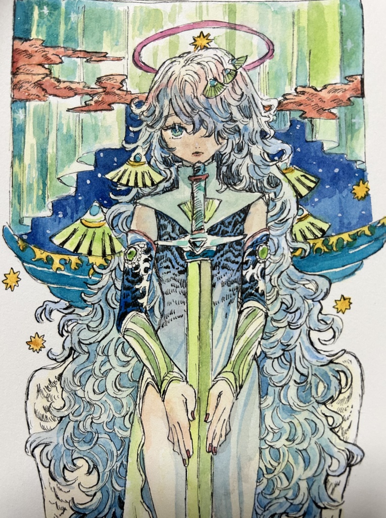 〘原画〙いのり