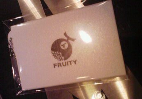 FRUITY カードケース ハンドミラー