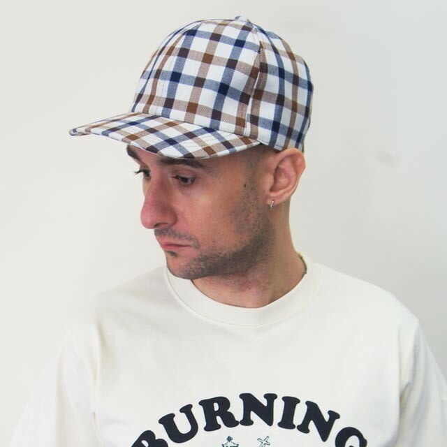 ネバートラスト Casual Check Cap