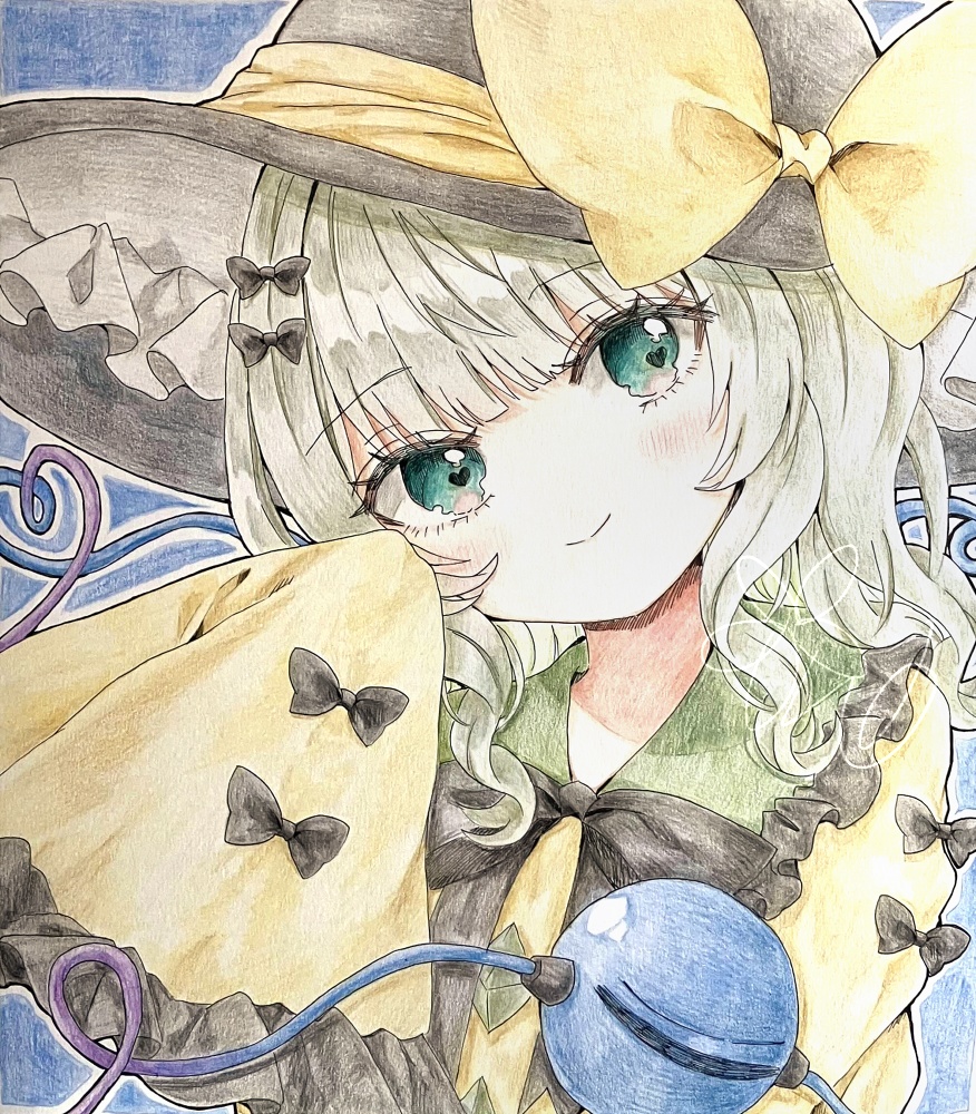 手描き色紙(大)古明地こいし(東方project)