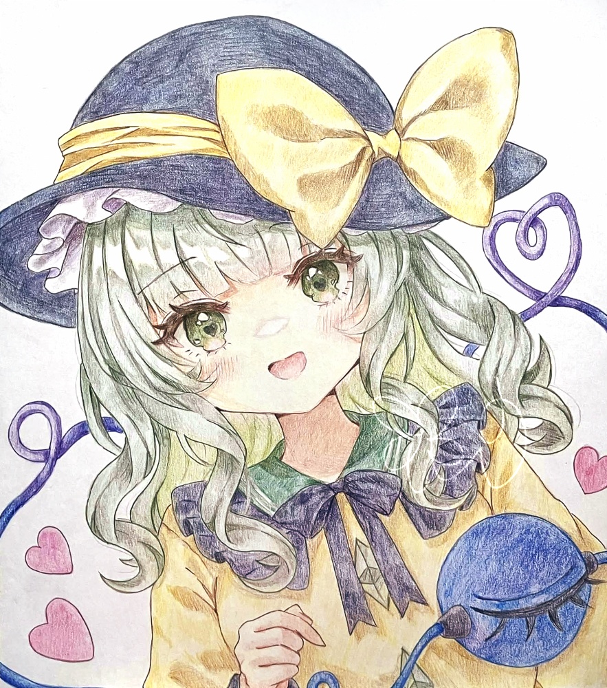 手描き色紙(大)古明地こいし(東方project) - その - BOOTH
