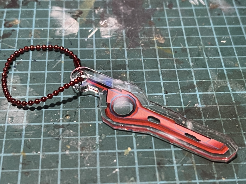 モナド型アクリルキーホルダー