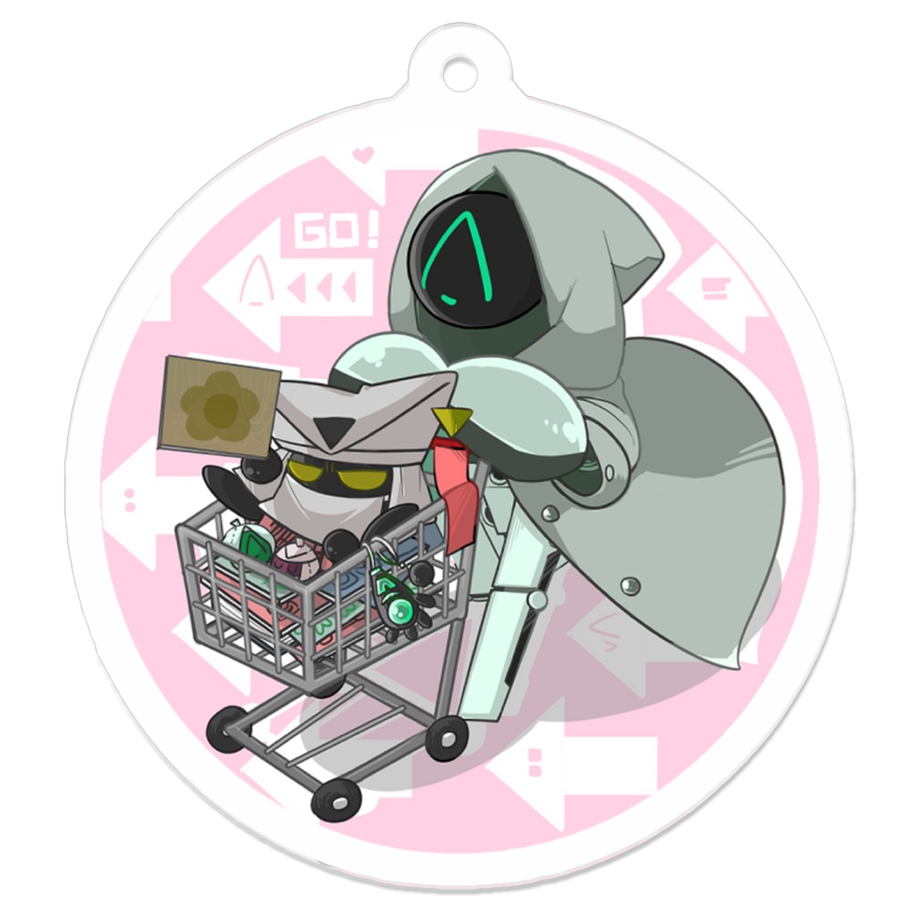 お買い物アクキー50mm