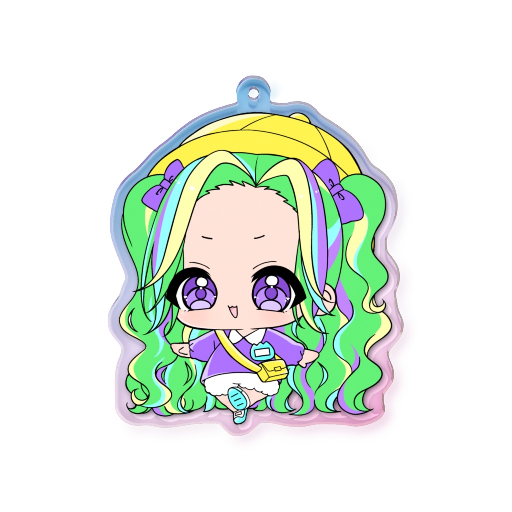 てちてちおでかけ🐾キーホルダー🩵