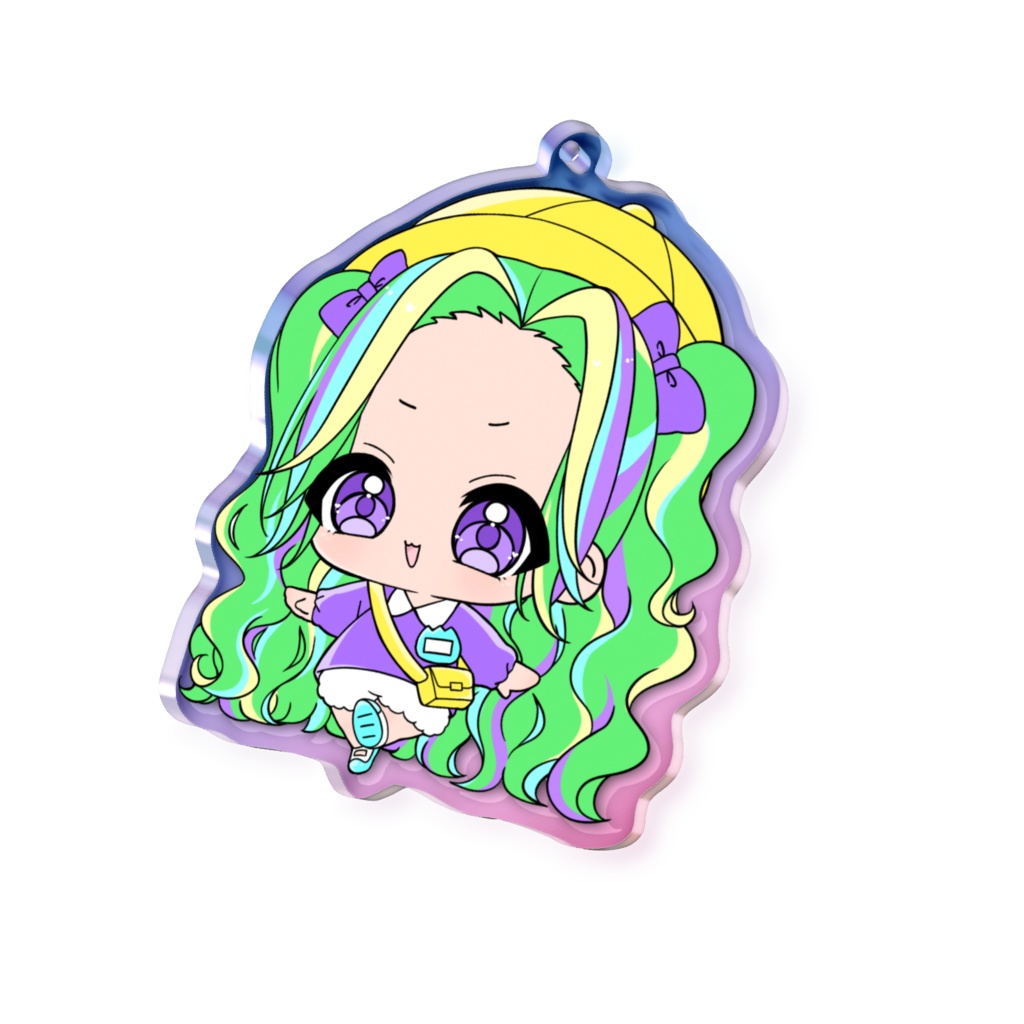 てちてちおでかけ🐾キーホルダー🩵