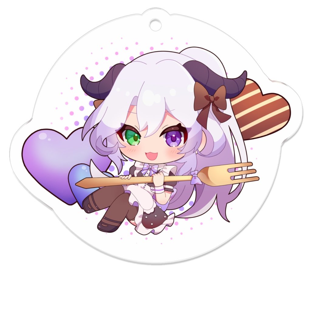 寒河れい バレンタインアクキーB