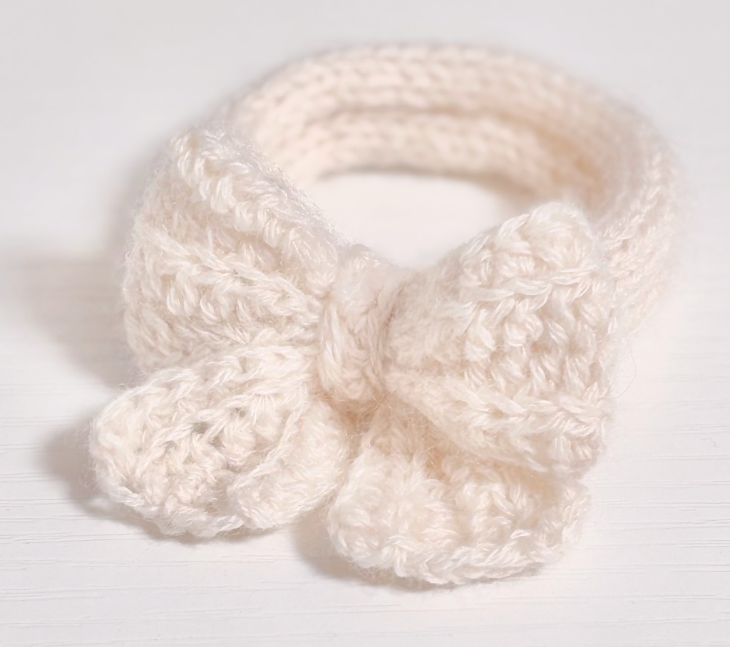 リボンマフラー（10～12cmサイズぬい用）