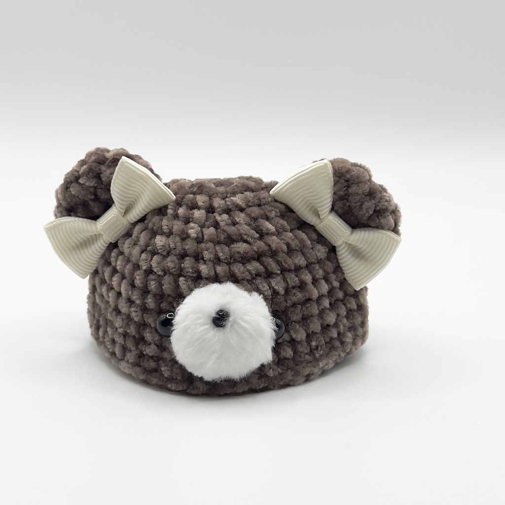 モコモコくまちゃん帽子 Mサイズ