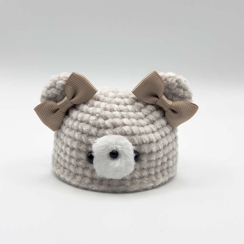 モコモコくまちゃん帽子 Mサイズ