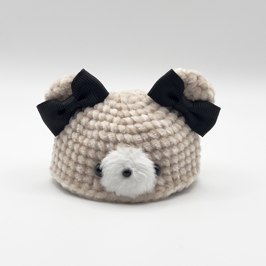 モコモコくまちゃん帽子 Mサイズ