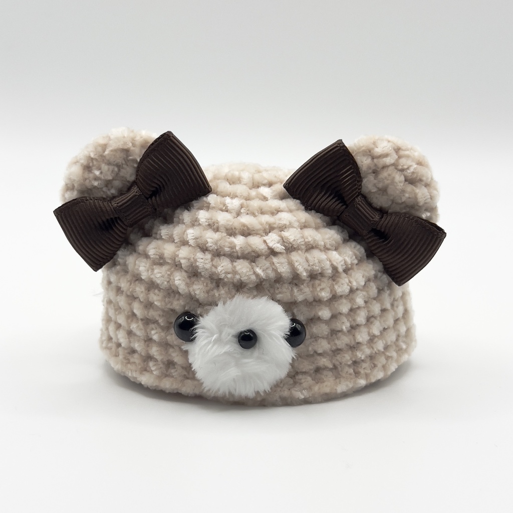 モコモコくまちゃん帽子 Mサイズ