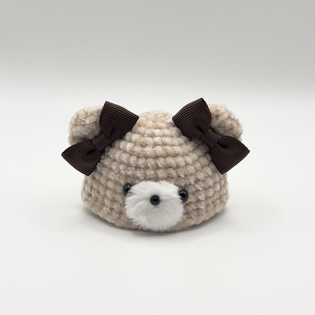 モコモコくまちゃん帽子 Sサイズ