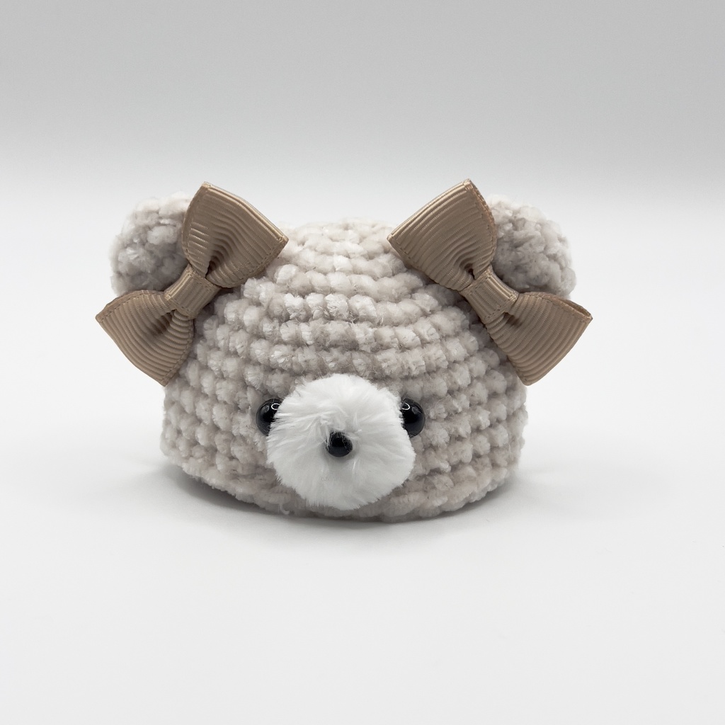 モコモコくまちゃん帽子 Sサイズ