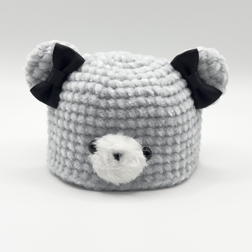 モコモコくまちゃん帽子 Lサイズ