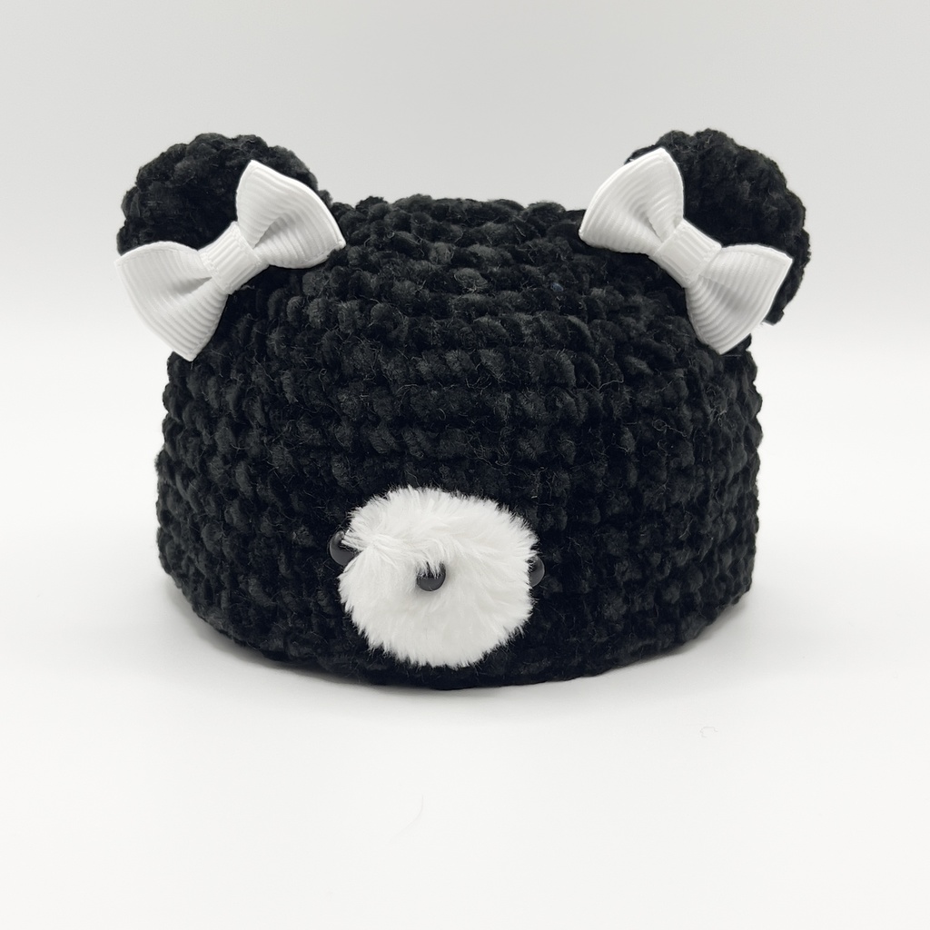 モコモコくまちゃん帽子 Lサイズ