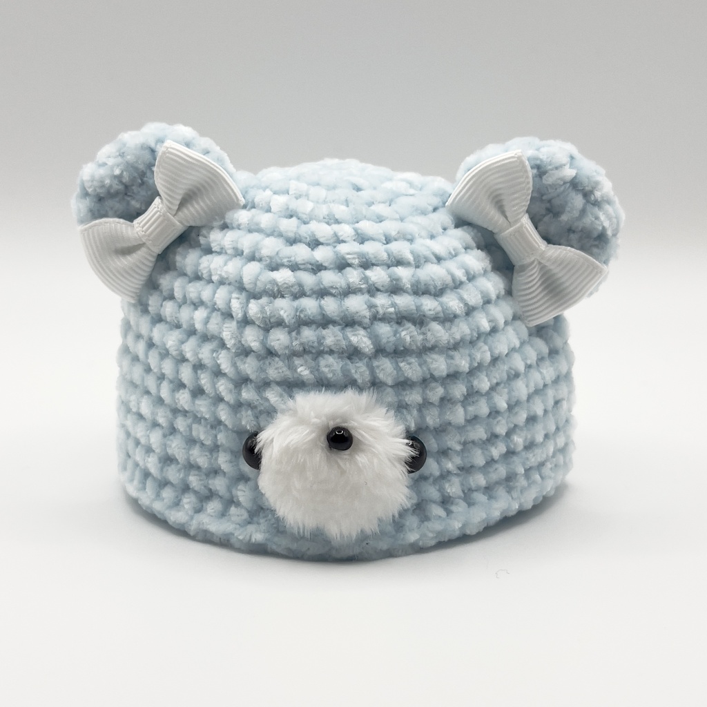 モコモコくまちゃん帽子 Lサイズ