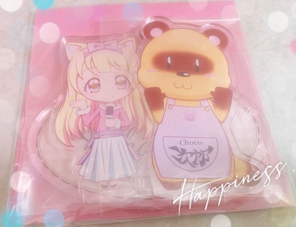 アクリルフィギュア【秘書ショコラお天気お姉さんver.とショコ次郎】