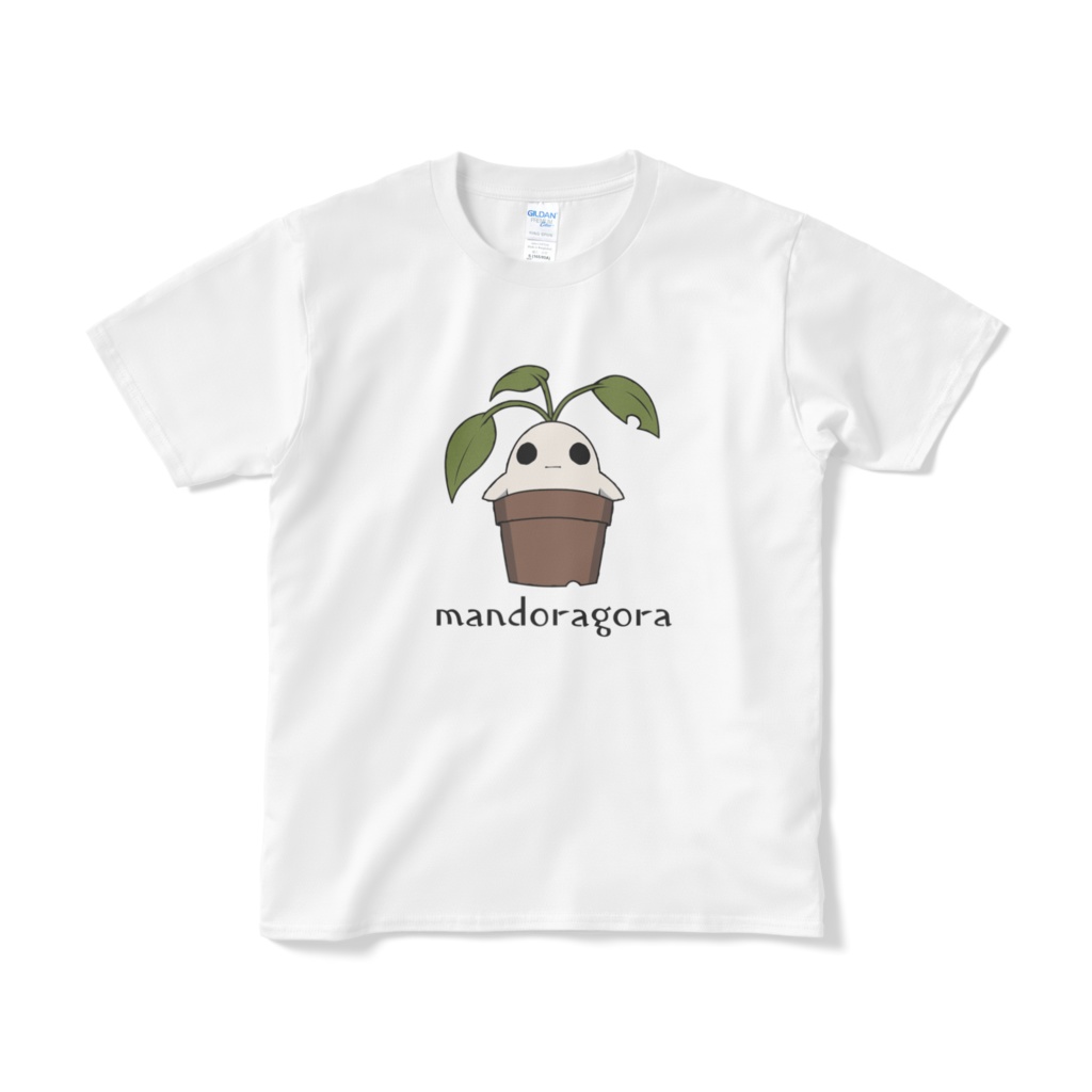 マンドラゴラの無表情Tシャツ