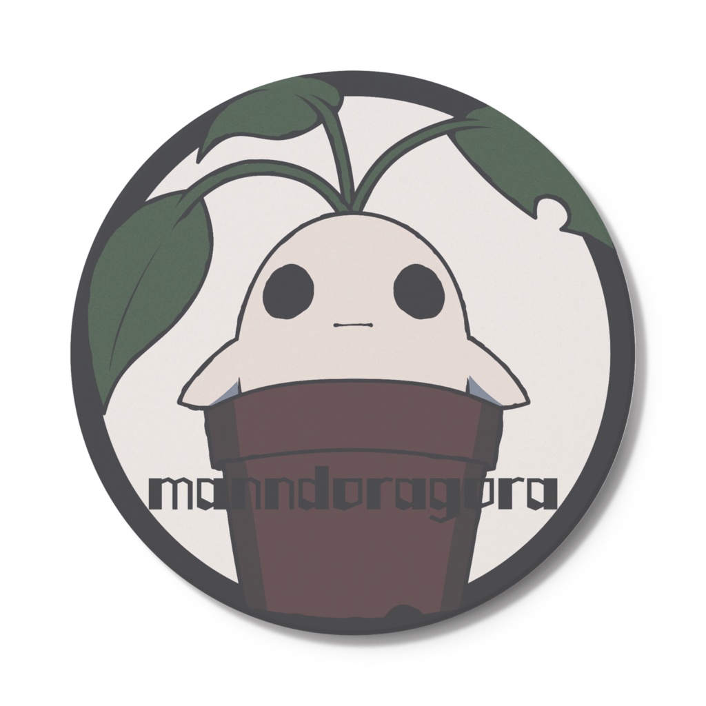 マンドラゴラの無表情コースター
